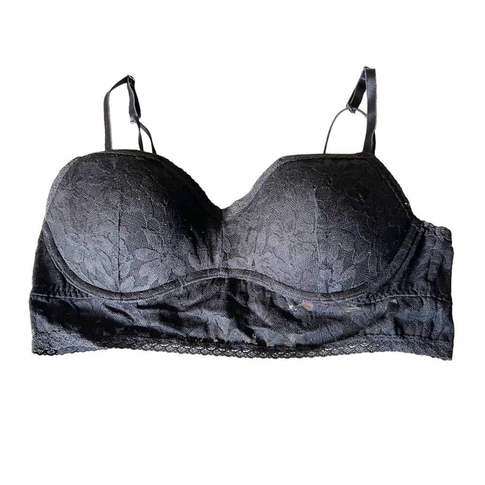Victoria’s Secret PINK Lace Bralette Push-up Bra Sexy Lingerie Size Medium